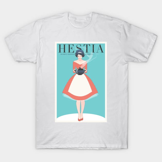 Olympic goddess Magazine: Hestia T-Shirt by LaInspiratriz